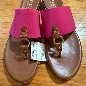 Stylish Pink and Brown Sandals